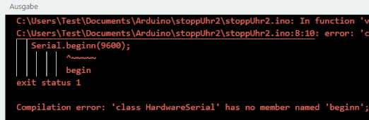 error
